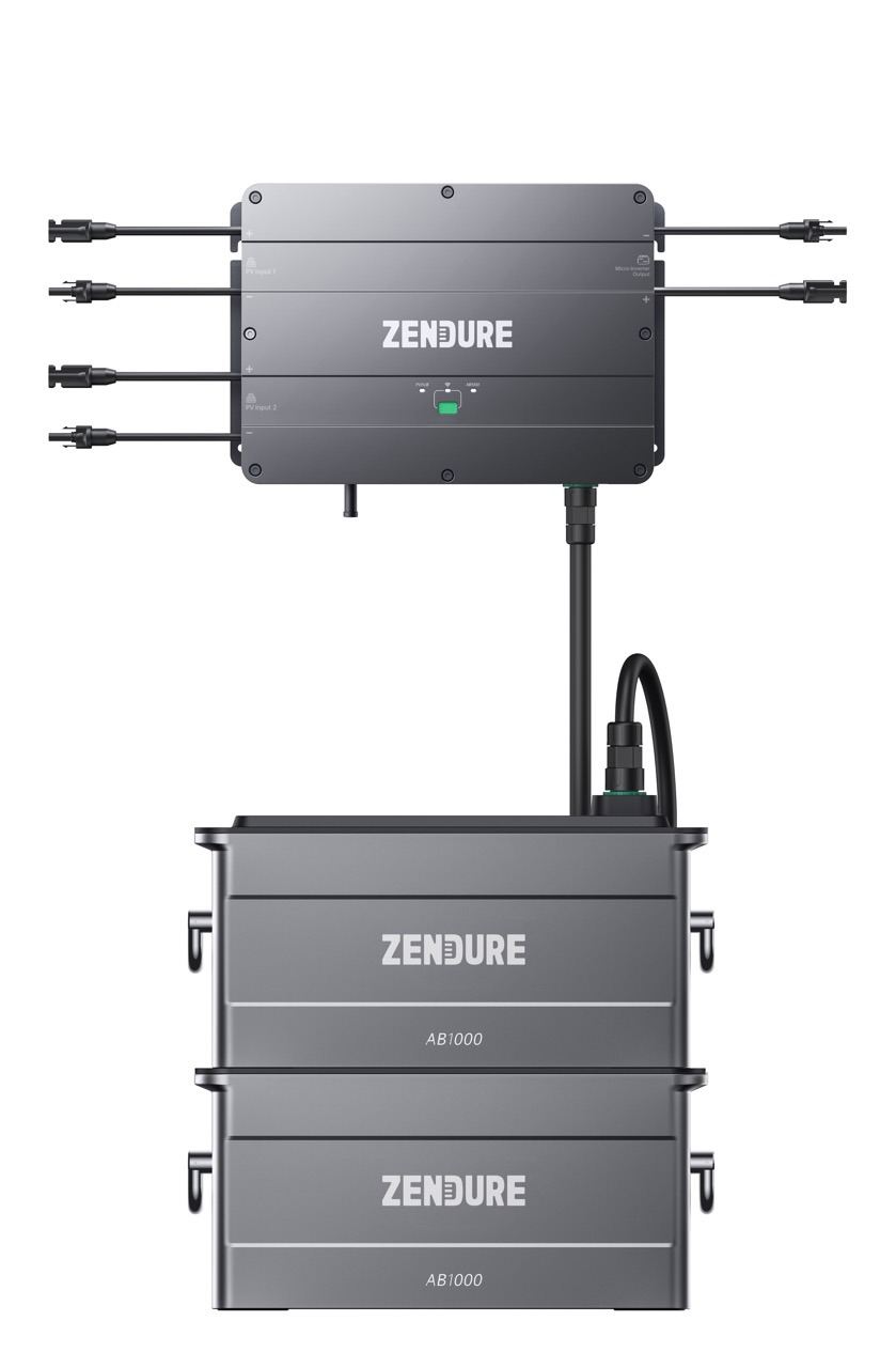 Zendure SolarFlow kann mit einer oder mehreren Batterien bestückt werden